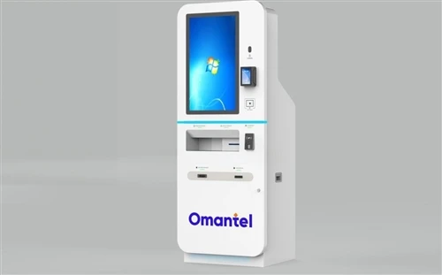 Павилион за диспенсър за SIM карта за Omantel